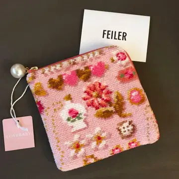 FEILER 꽃무늬 파우치 핑크