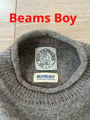 BEAMS BOY 모 100% 긴팔 스웨터