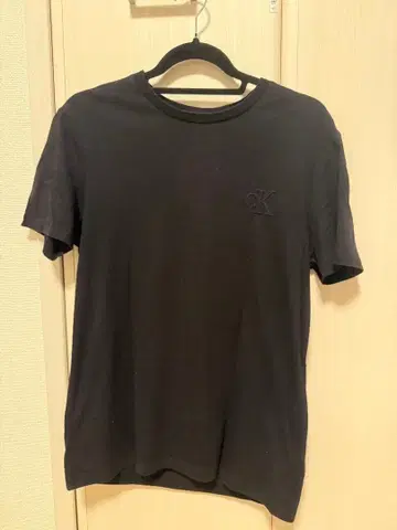 cK 블랙 T셔츠 크루넥 2장 세트