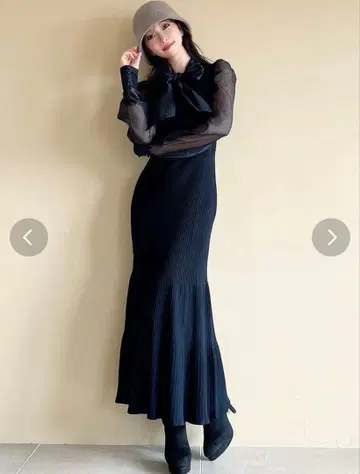 RESEXXY 시어 도킹 머메이드 원피스