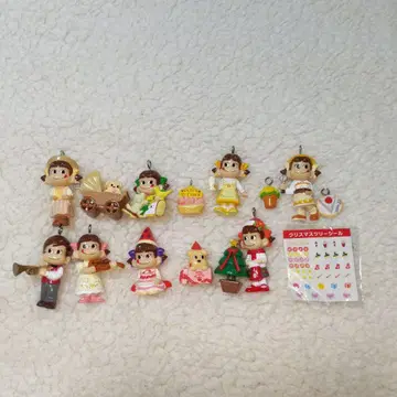 후지야 페코짱 피규어 키링 14개 묶음 판매 헤이세이 레트로