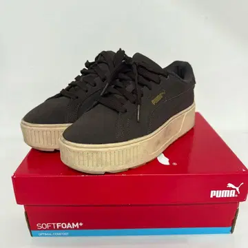 PUMA 플랫폼 스니커즈 초콜릿 브라운