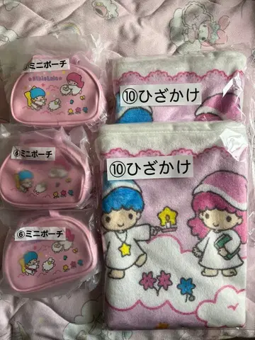 키키라라 1번 복권 무릎 담요 미니 파우치