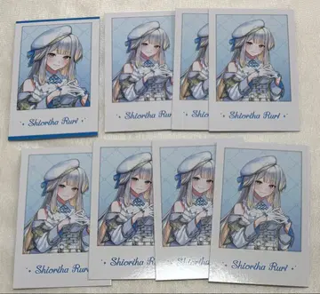 니지산지 시오리바 루리 미타라시단 반년 기념 폴라로이드풍 카드