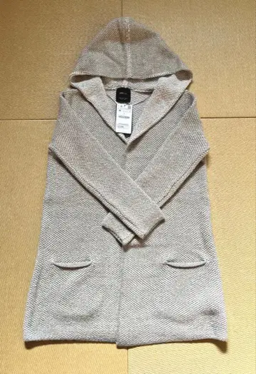 ZARA 후드 부착 니트 가디건 M