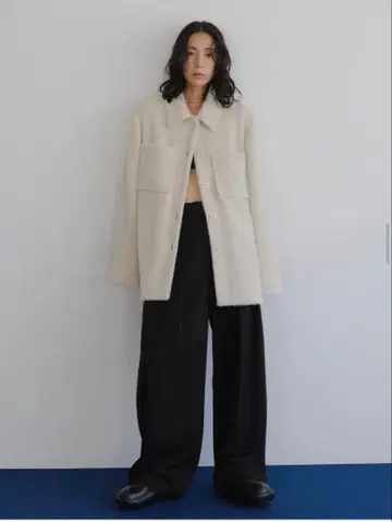 aere two-tuck pants 36 BLACK