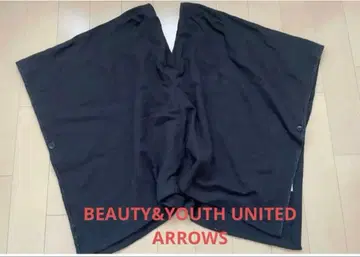 BEAUTY&YOUTH UNITED ARROWS 블랙 판초