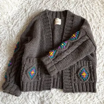 [티티카카] 아코라 니트 가디건 페루 프리 그레이 계열 하나뿐인 아이템