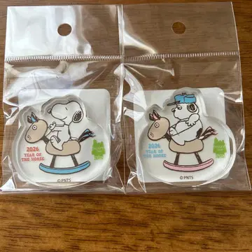 스누피타운 흔들흔들 아크릴 스탠드 HORSE