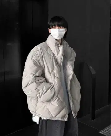 SCENERITY 퀼팅 다운 자켓