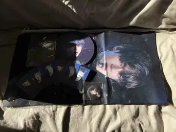 BTS nunav 슬로건 트레이딩 카드 부채 세트