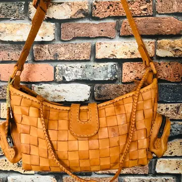 로비타 Robita 가죽 메쉬 숄더 백