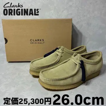 새상품 클락스 오리지널스 왈라비 메이플 스웨이드 베이지 26.0