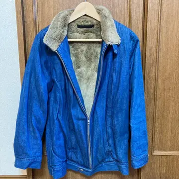 아키 archi 보아 부착 데님 자켓