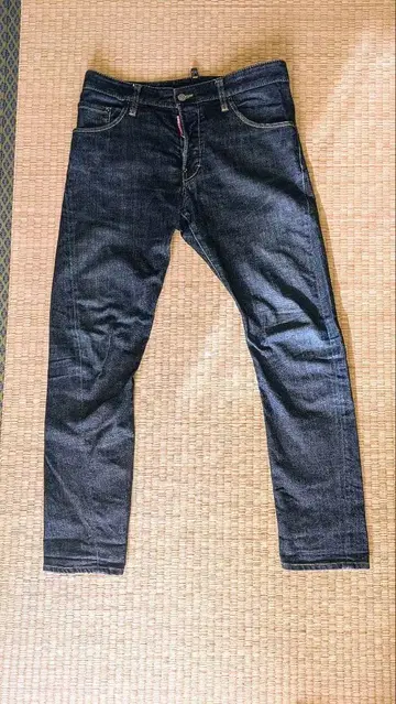 DSQUARED2 다크 블루 슬림 핏 데님