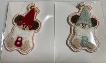 리루린린 랜덤 키체인 2개 세트 스카이블루 빨간색