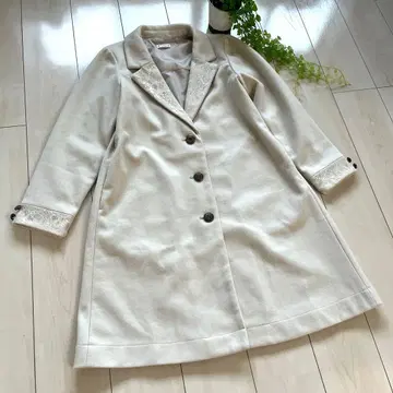 axes femme* 레이스 옷깃이 가련한 히메 스타일 앤티크 코트 M