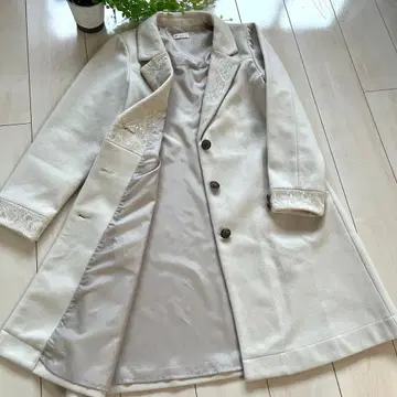 axes femme* 레이스 옷깃이 가련한 히메 스타일 앤티크 코트 M