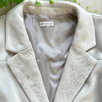 axes femme* 레이스 옷깃이 가련한 히메 스타일 앤티크 코트 M