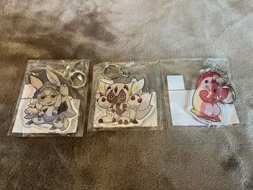 메이드 인 어비스 미니 캐릭터 아크릴 키링 3종 세트