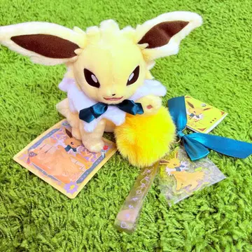 썬더 봉제 인형 키링 Eevee Collection 2점