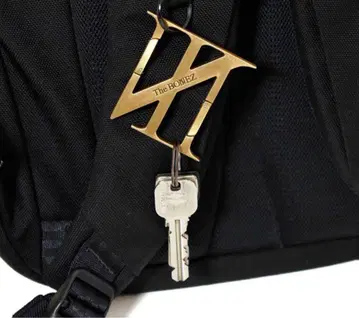 The BONEZ N-Logo Shaped 카라비너 골드