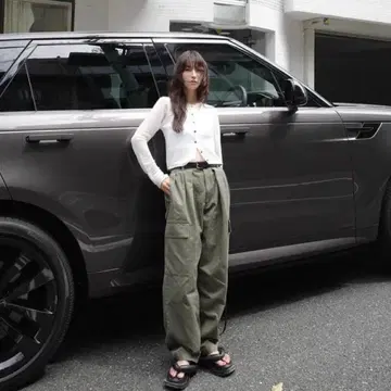 CLANE 와이드 턱 워크 팬츠