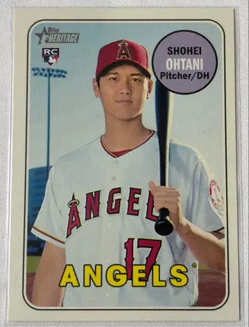 오타니 쇼헤이 2018 Topps Heritage #600-루키