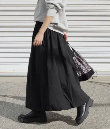 저널 스탠다드 리룸 워셔블 벌룬 이지 스커트