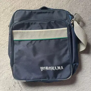 요코하마 고등학교 스쿨 백 숄더 네이비