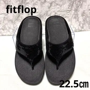 [ 새상품급 ] fitflop 플립플랍 라메 블랙 22.5cm