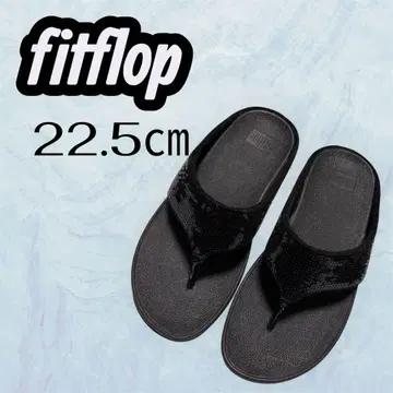 [ 새상품급 ] fitflop 플립플랍 라메 블랙 22.5cm