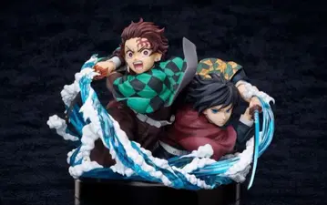 애니플렉스 온라인 복권 탄지로 & 기유 논스케일 피규어 A상