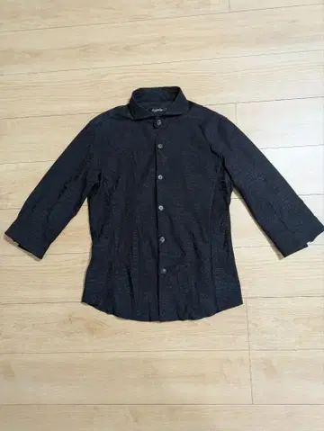 [ TORNADO MART ] 7부 소매 셔츠 스트레치 LL 블랙