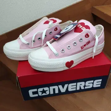 CONVERSE ALL STAR 핑크 하트 모티브