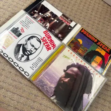 버닝 스피어 CD 4장 세트 레게 루츠 레게 덥