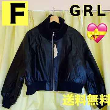 새상품 인조 가죽 자켓 그레일
