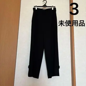 GALLERY VISCONTI 블랙 와이드 팬츠