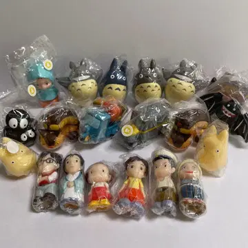 이웃집 토토로 손가락 인형 스튜디오 지브리 피규어