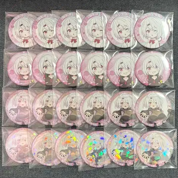 니지산지 시이나 유이카 사쿠유이 6주년 캔뱃지