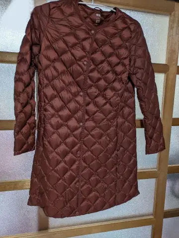 유니클로 롱 다운 L 사이즈 라이트 다운