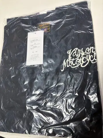 [ 정품 ] Vanson NVST-216 블랙 반팔 T셔츠 M