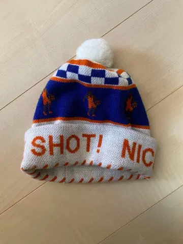 SHOT! NICE 폼폼 포함 니트 모자