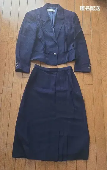 [ 익명 배송 ] Chalet Blanc 네이비 정장 세트