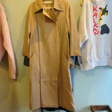 NINA RICCI 베이지 트렌치코트