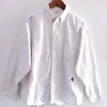 45rpm 45R 수피마 옥스 908 오션 호 버튼 다운 셔츠