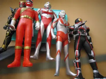 울트라맨 가면라이더 특촬물 영웅 피규어 5체 세트