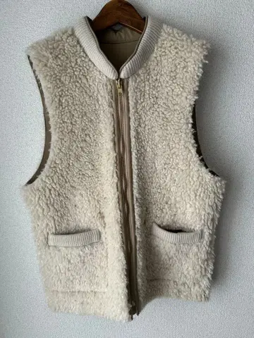 아이보리 보아 리버서블 베스트 베이크루즈