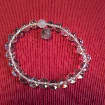 수정 비즈 스트레치 팔찌