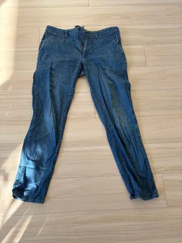 BLUE BLUE JAPAN 스트레치 라이트 데님 사이즈 3